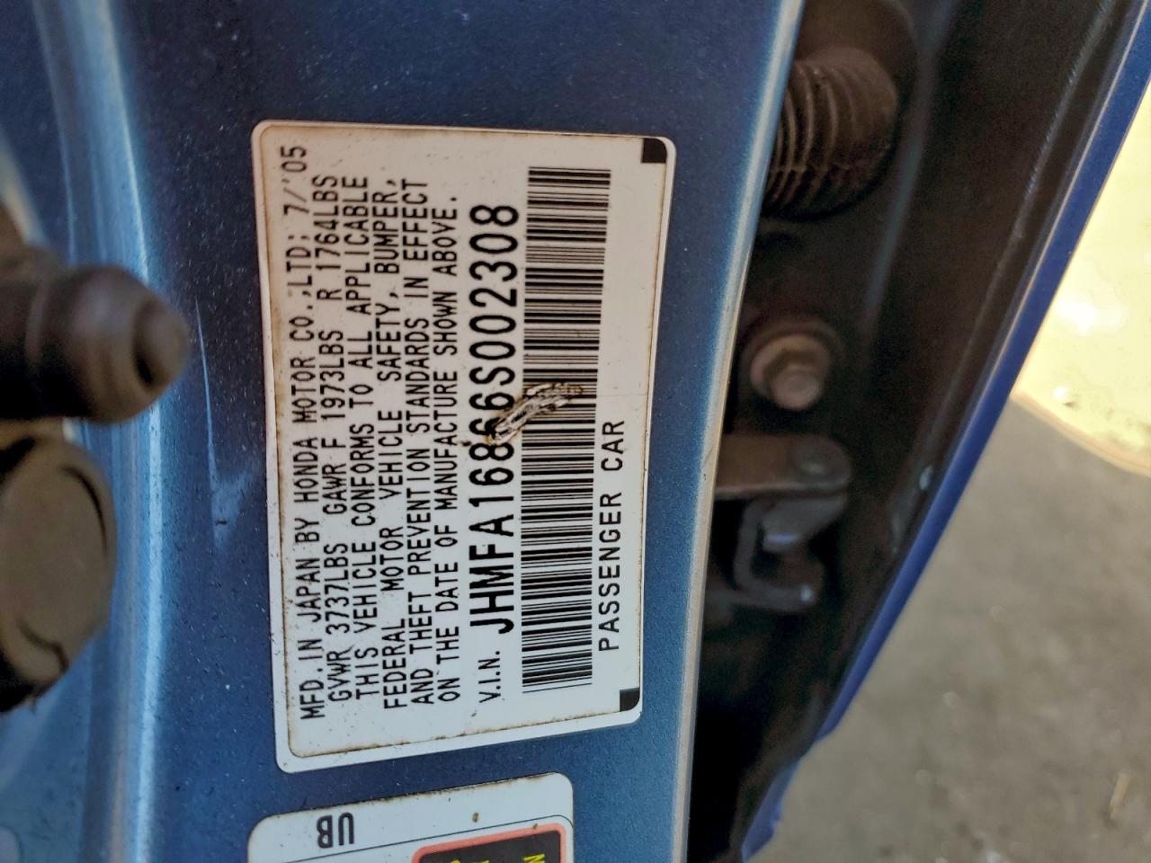 2006 HONDA CIVIC EX photo 13