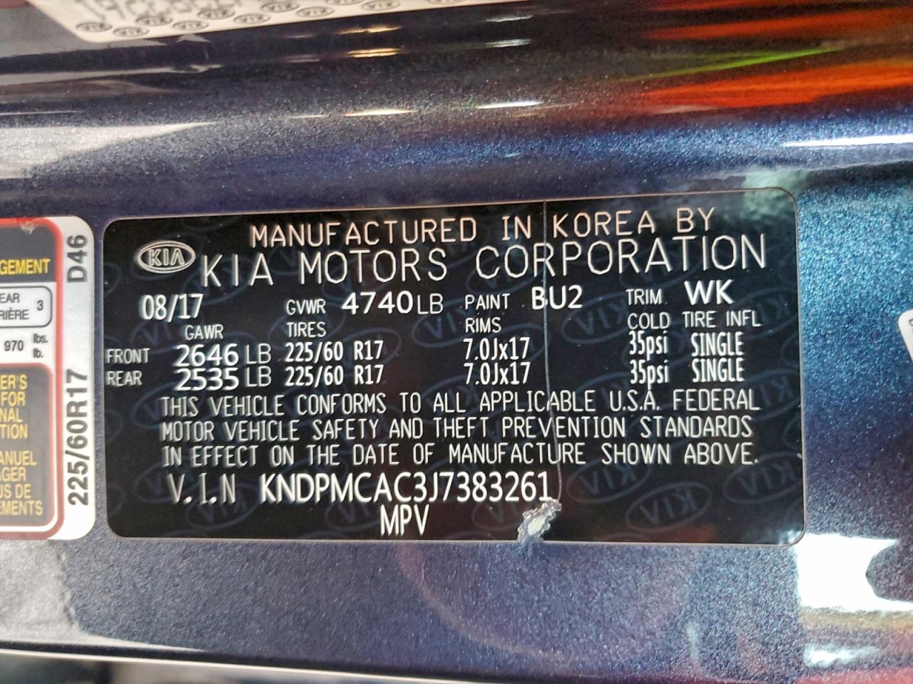 2018 KIA SPORTAGE LX photo 37