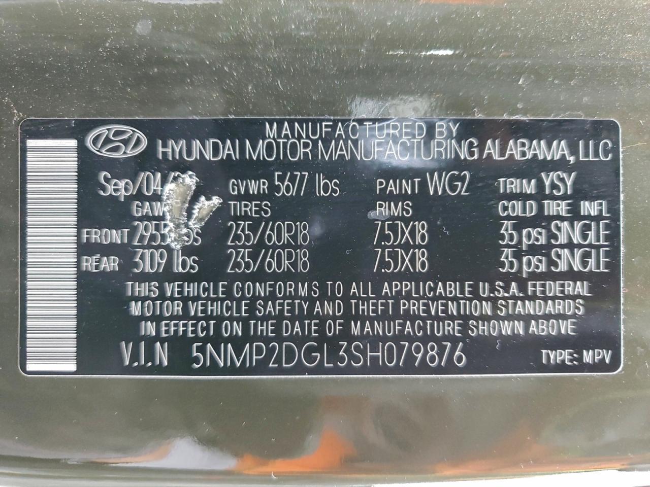 2025 HYUNDAI SANTA FE SEL photo 13
