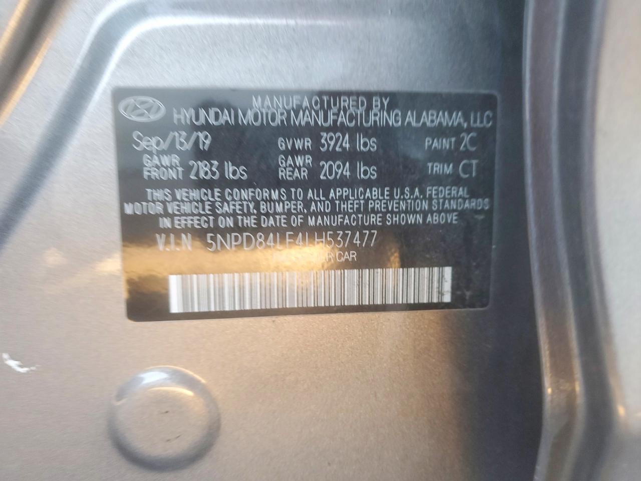 2020 HYUNDAI ELANTRA SEL photo 12