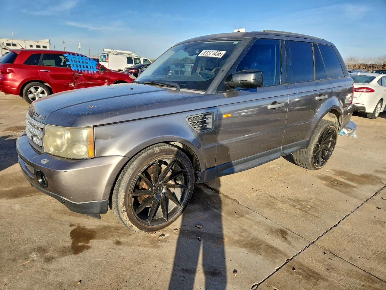 2007 LAND ROVER RANGE ROVER SPORT SUPERCHARGED — FRONT END damage — photo 1