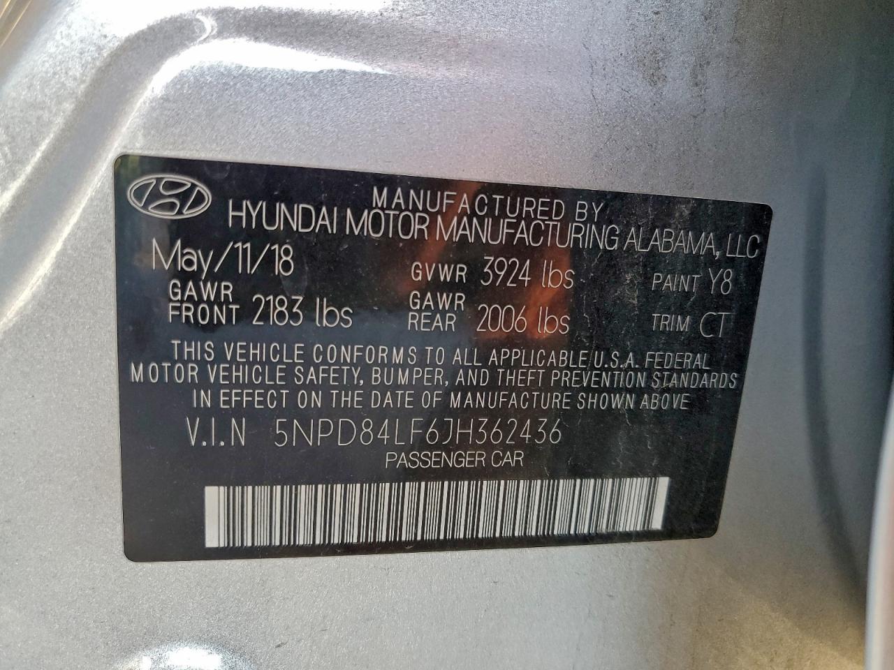 2018 HYUNDAI ELANTRA SEL photo 12