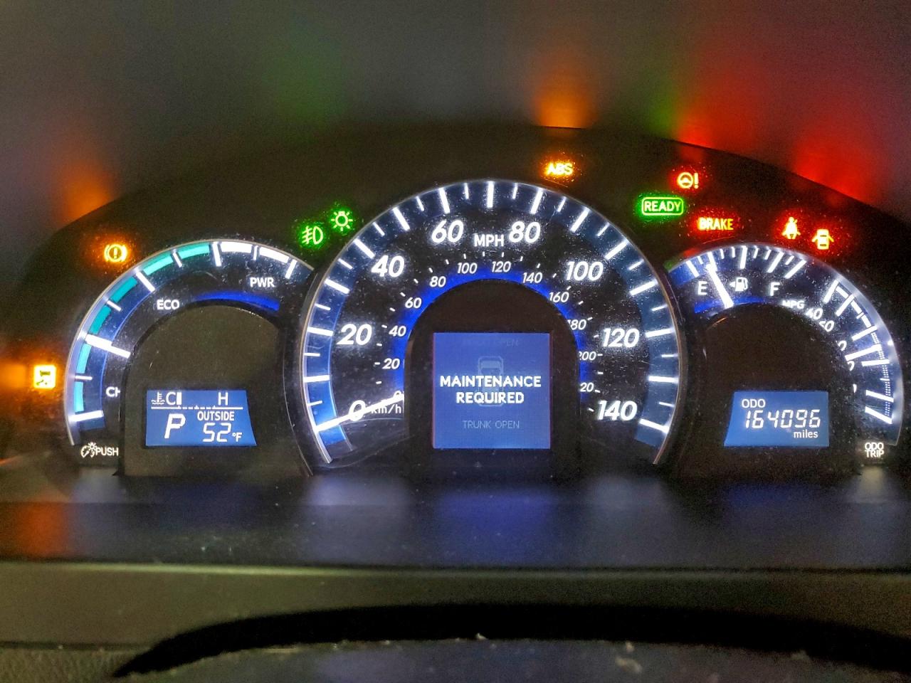 2012 TOYOTA CAMRY HYBRID photo 9