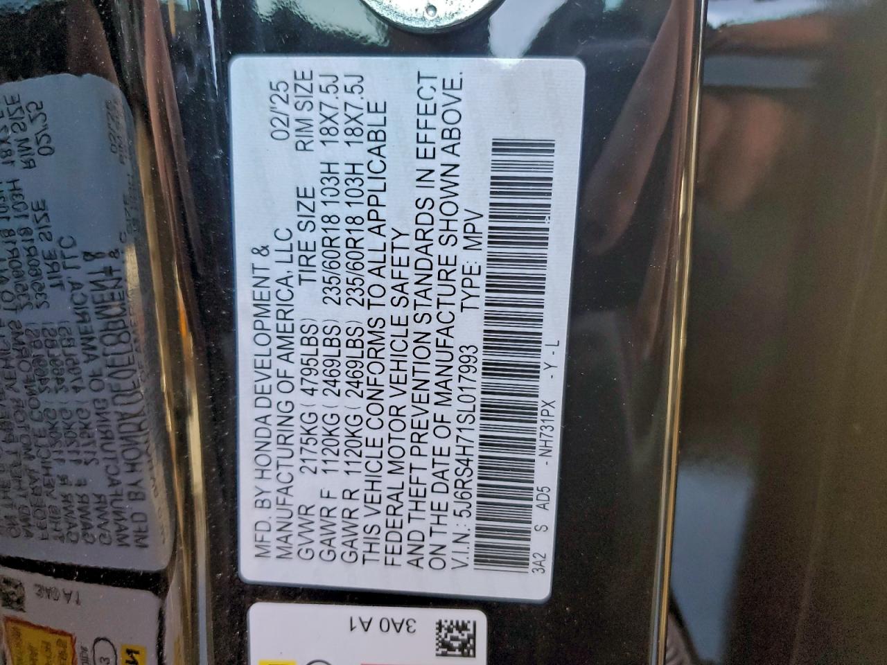 2025 HONDA CR-V EXL photo 14