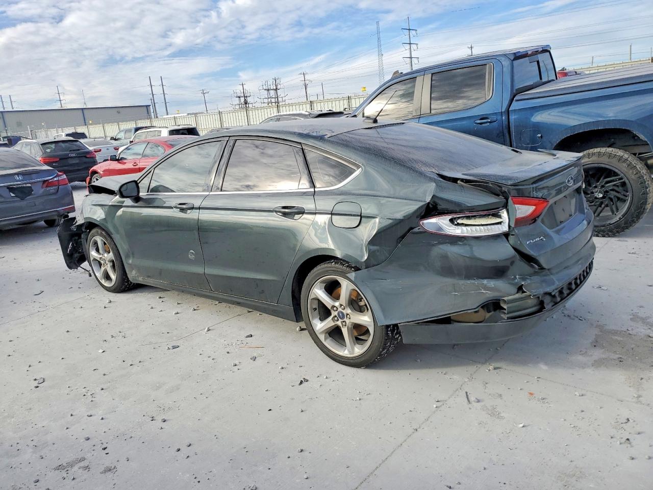 2016 FORD FUSION S photo 2