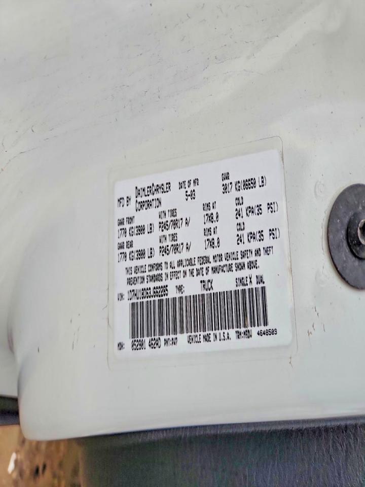 2003 DODGE RAM 1500 ST photo 12