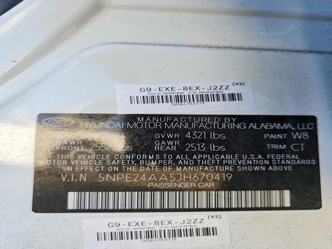 2018 HYUNDAI SONATA ECO photo 12