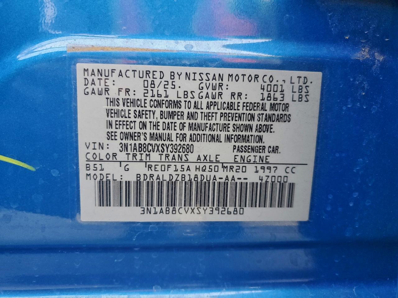 2025 NISSAN SENTRA SV photo 12
