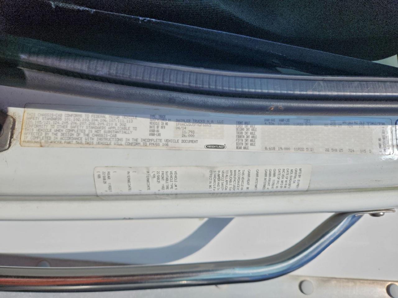 2015 FREIGHTLINER M2 106 MEDIUM DUTY photo 14