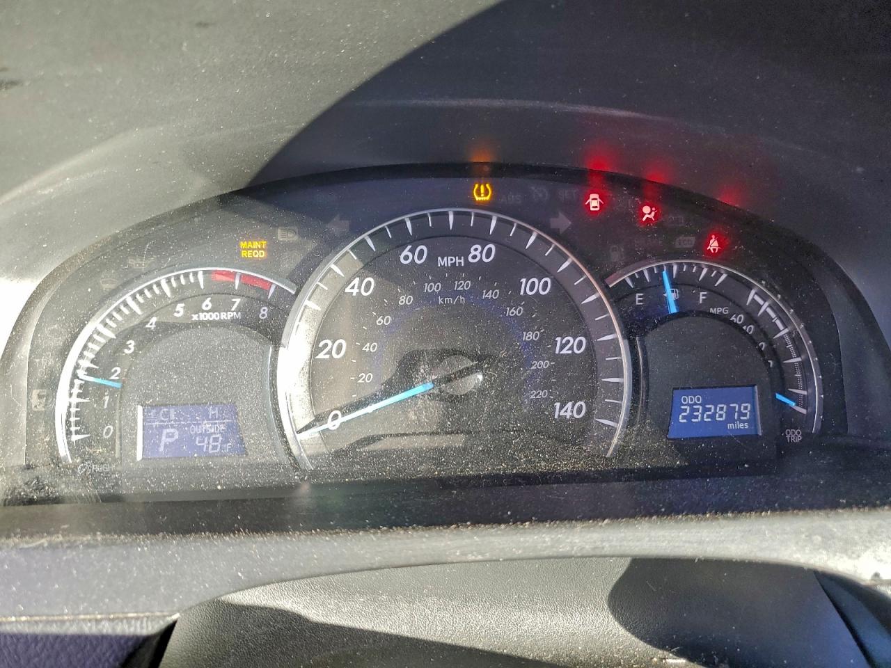 2012 TOYOTA CAMRY BASE photo 9