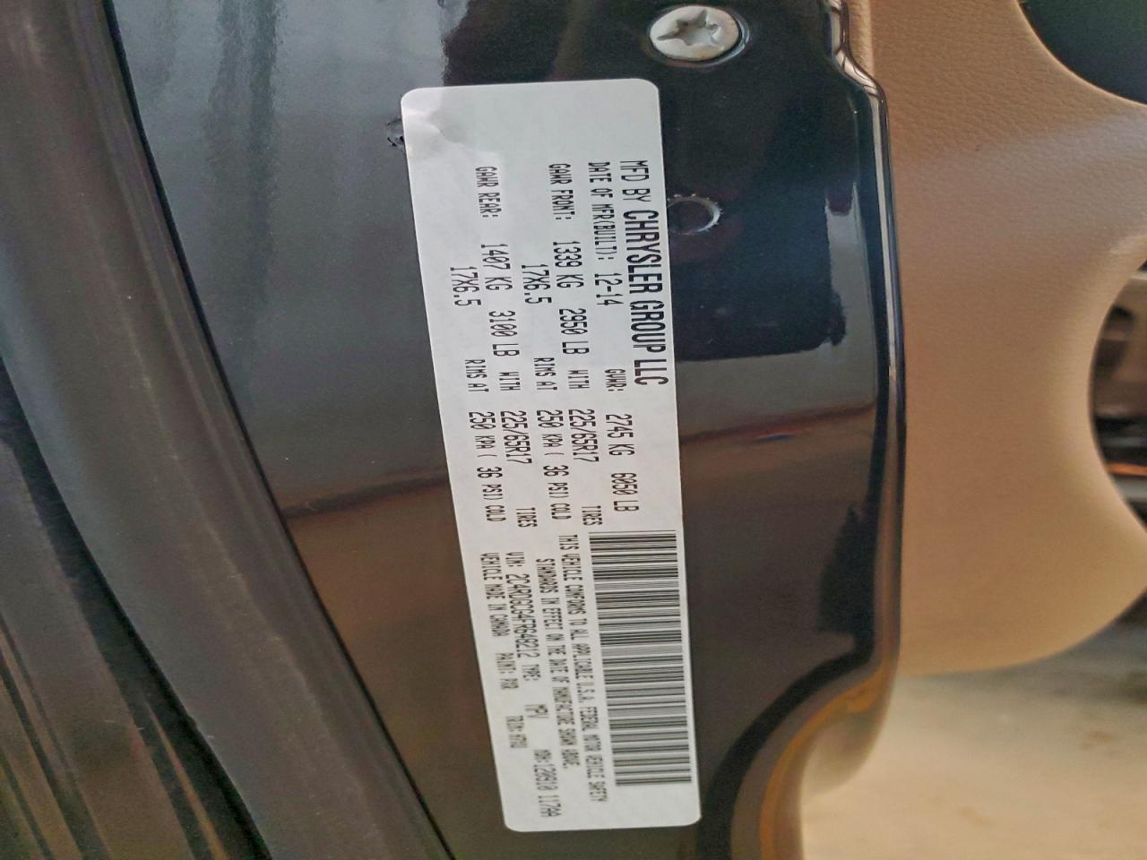 2015 DODGE GRAND CARAVAN SXT photo 12