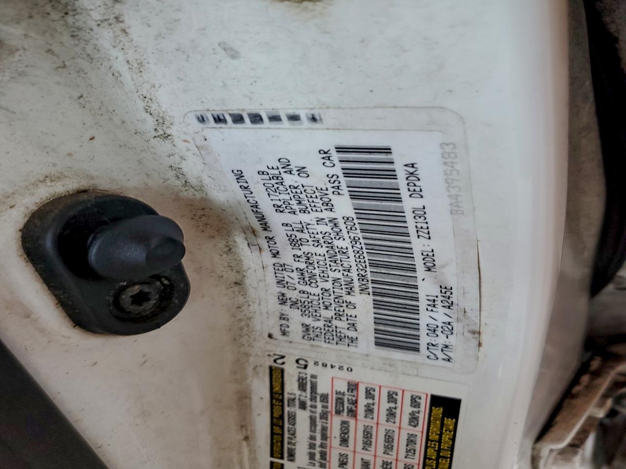 2008 TOYOTA COROLLA CE photo 12