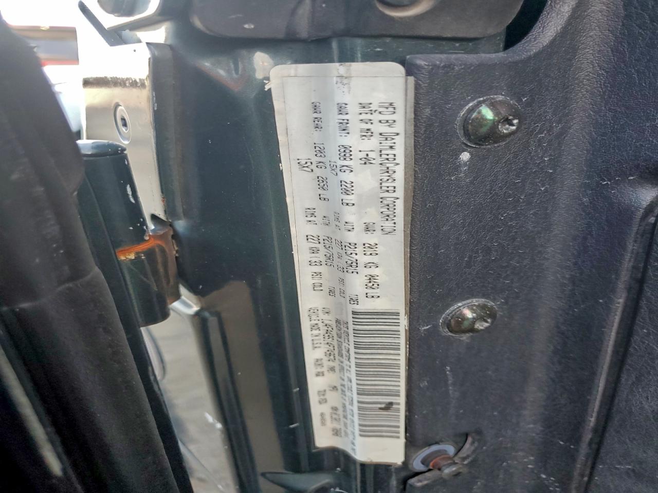 2004 JEEP WRANGLER / TJ SPORT photo 12