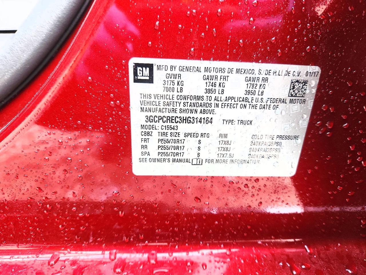 2017 CHEVROLET SILVERADO C1500 LT photo 12