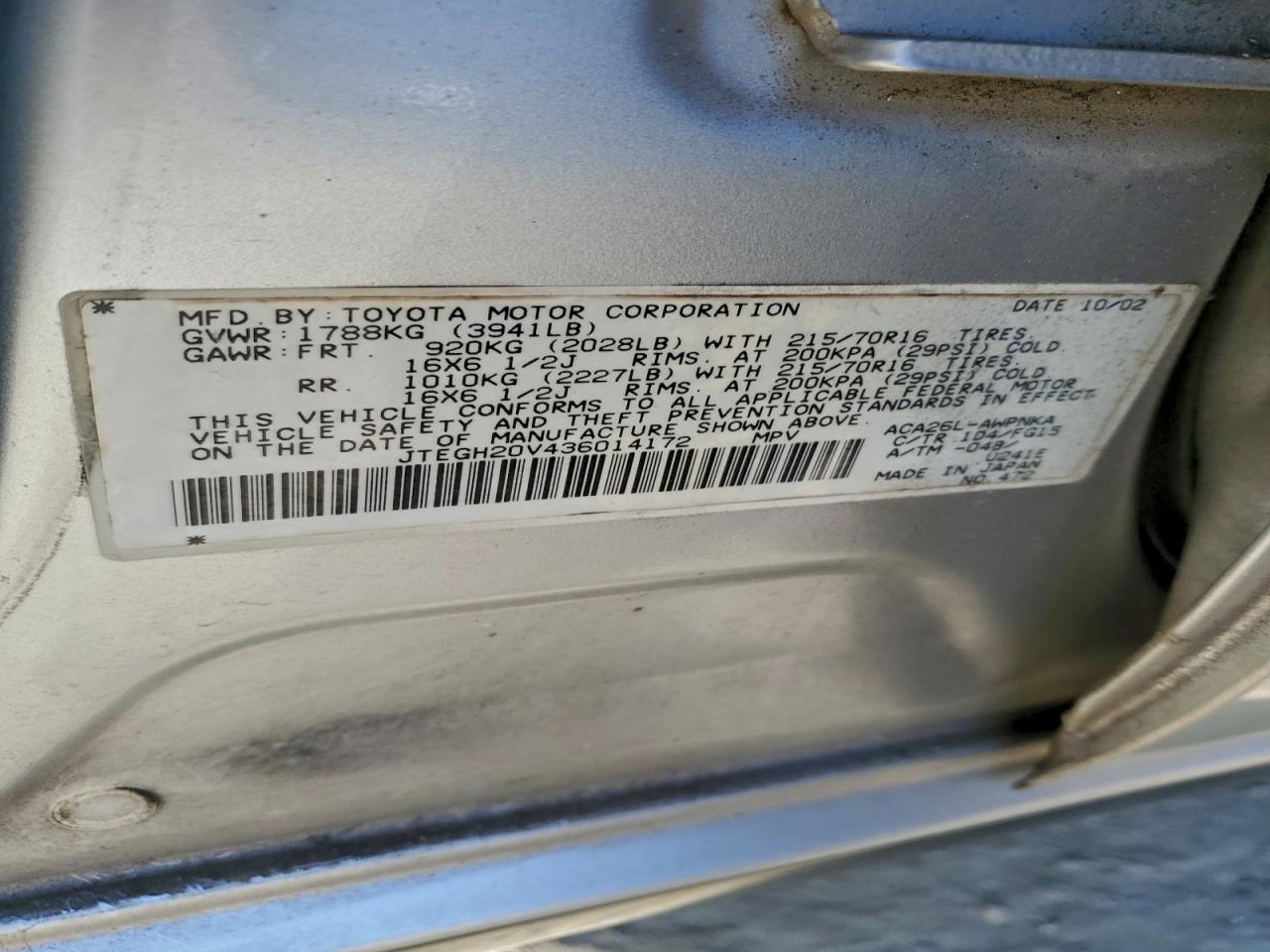 2003 TOYOTA RAV4 photo 13