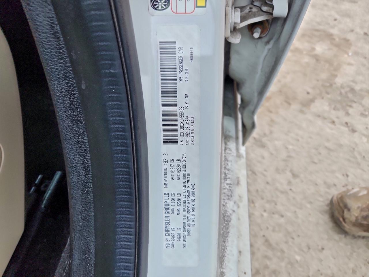 2013 CHRYSLER 200 LIMITED photo 12