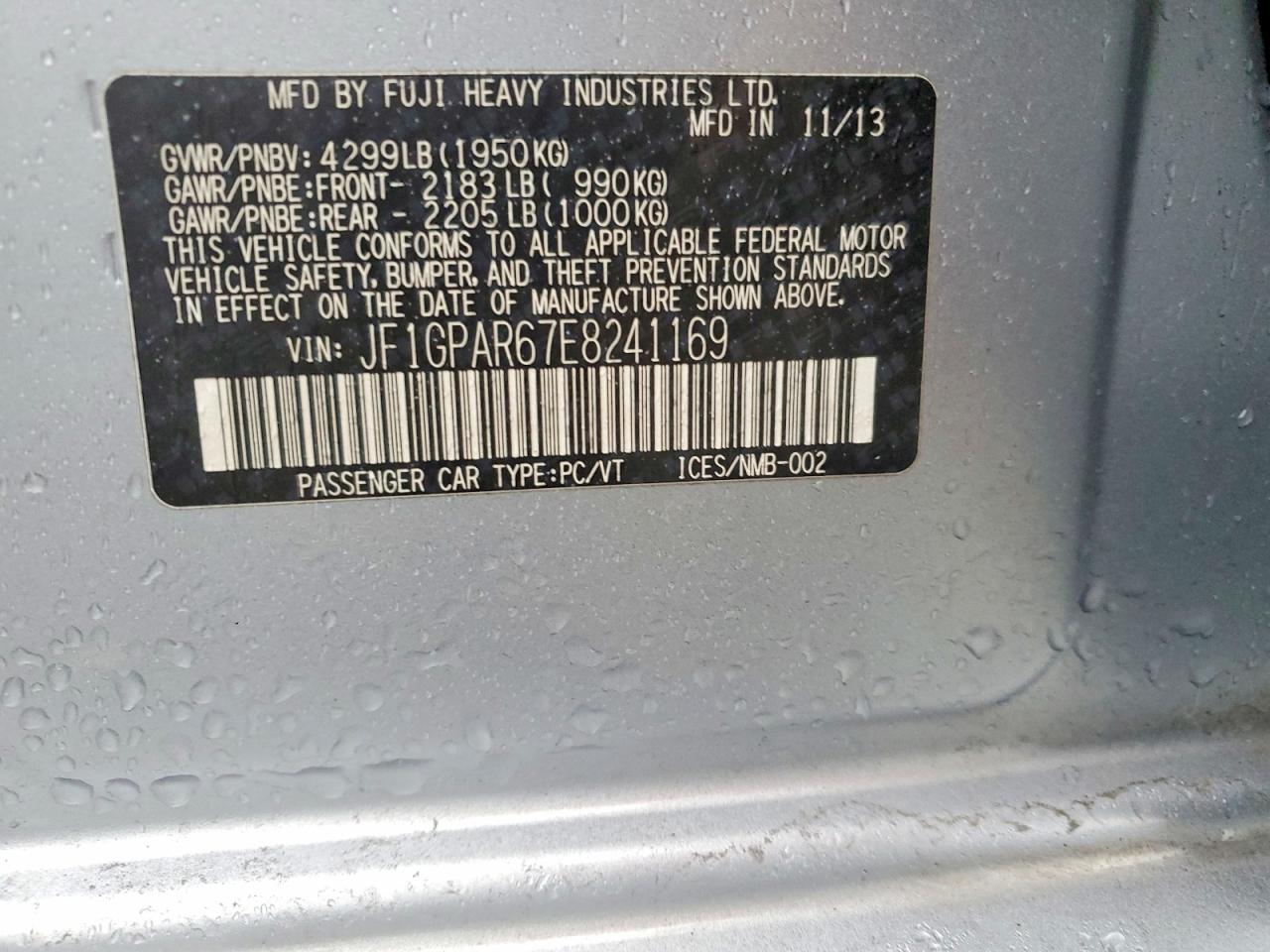 2014 SUBARU IMPREZA SPORT LIMITED photo 12