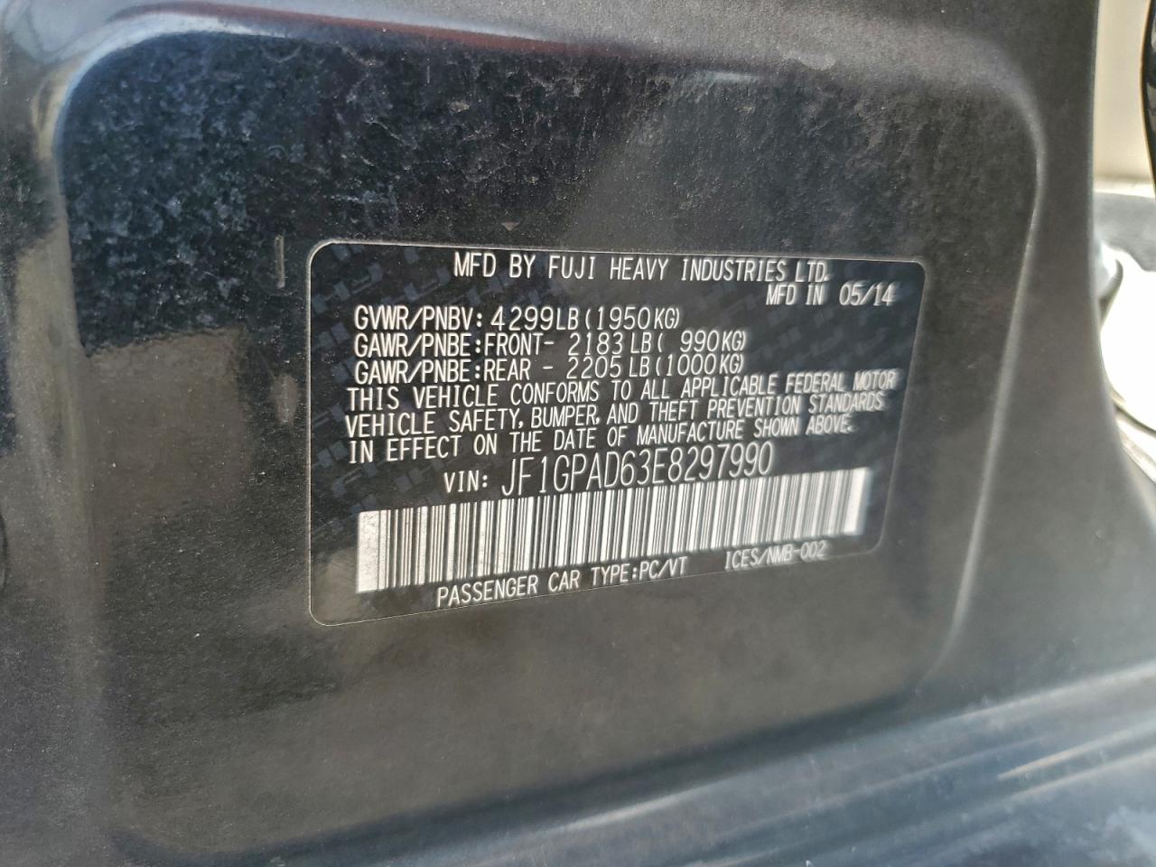 2014 SUBARU IMPREZA PREMIUM photo 12