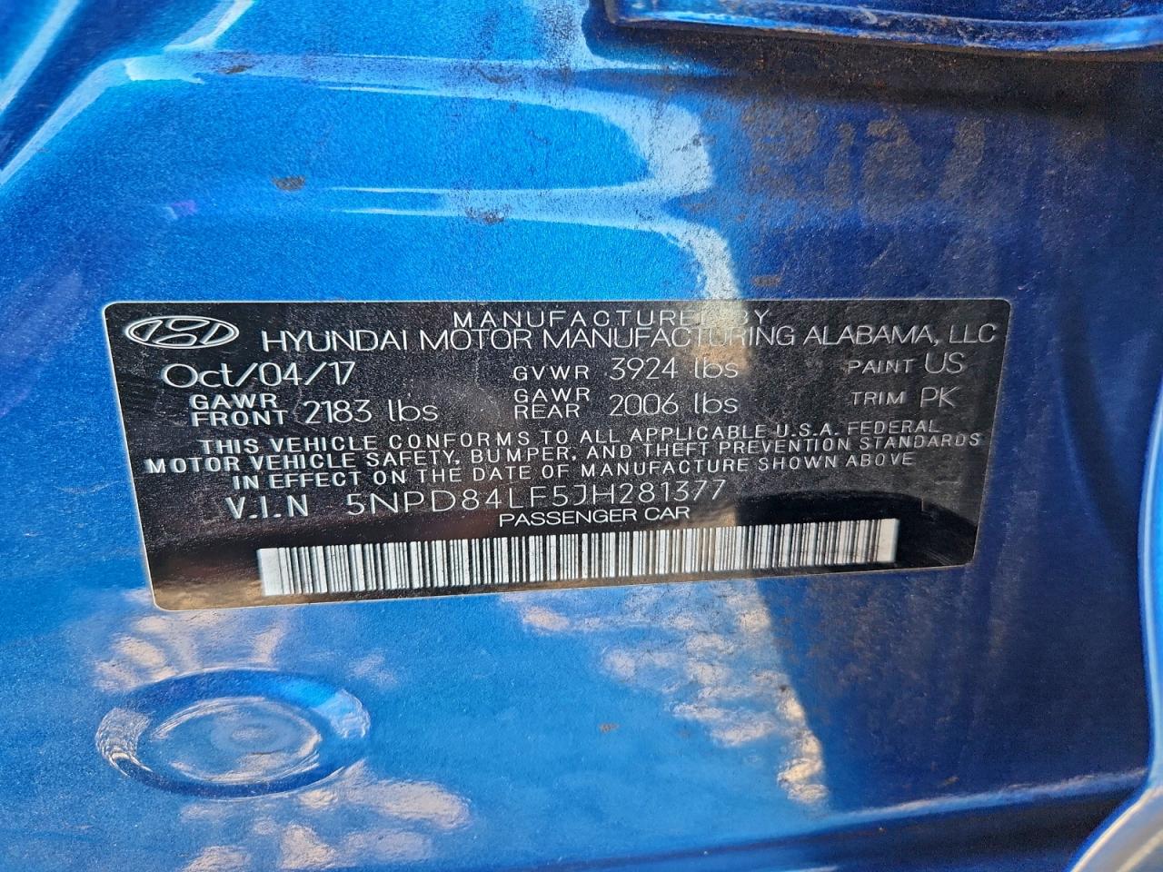 2018 HYUNDAI ELANTRA SEL photo 13