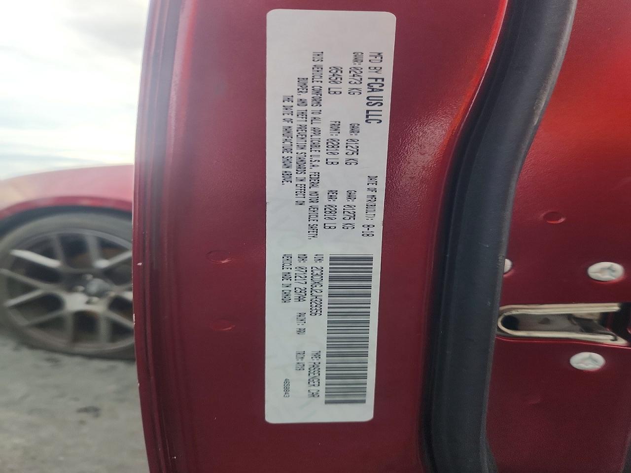 2018 DODGE CHARGER R/T 392 photo 12