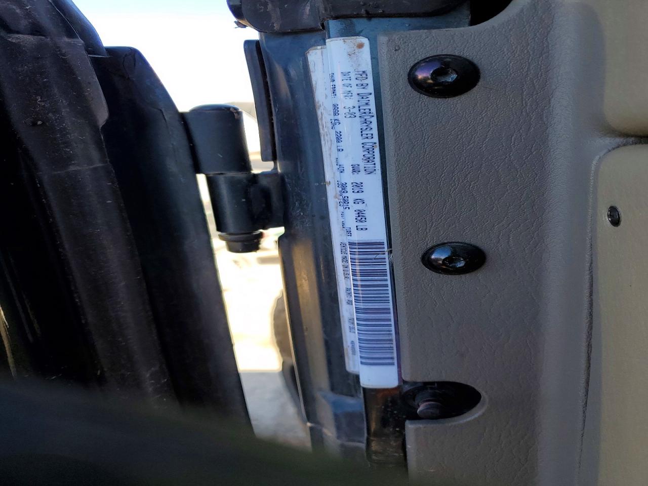 2003 JEEP WRANGLER / TJ SAHARA photo 13