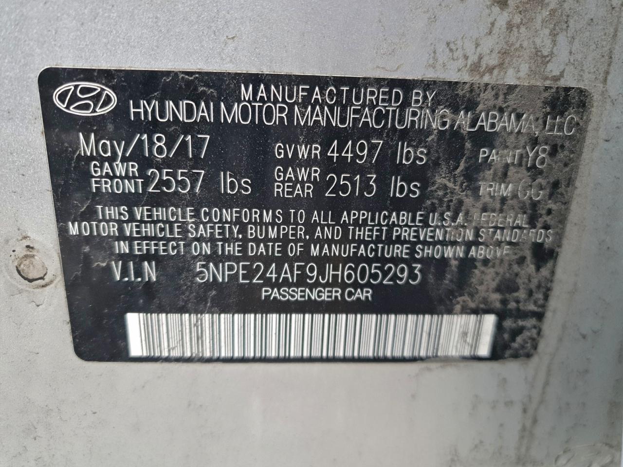 2018 HYUNDAI SONATA SE photo 12
