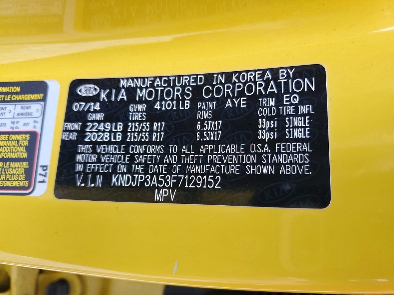 2015 KIA SOUL + photo 12