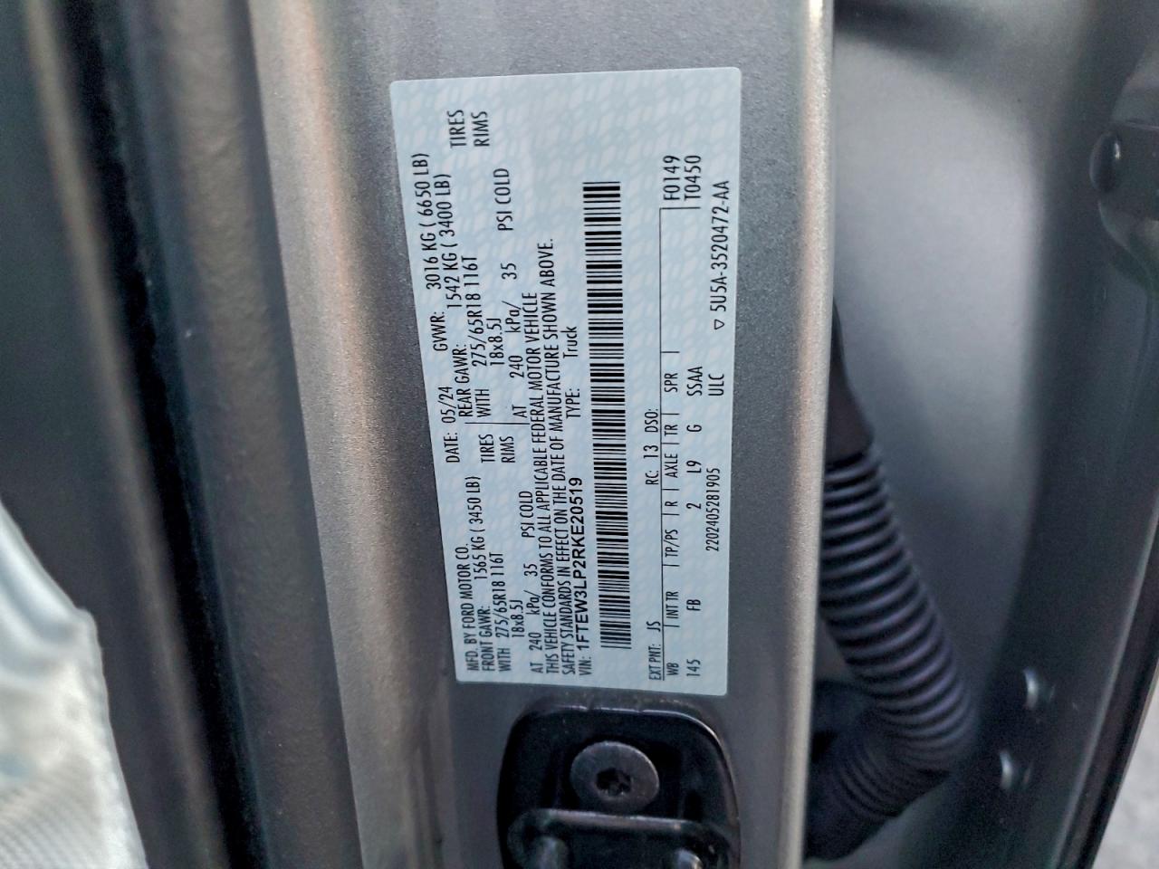 2024 FORD F150 XLT photo 34