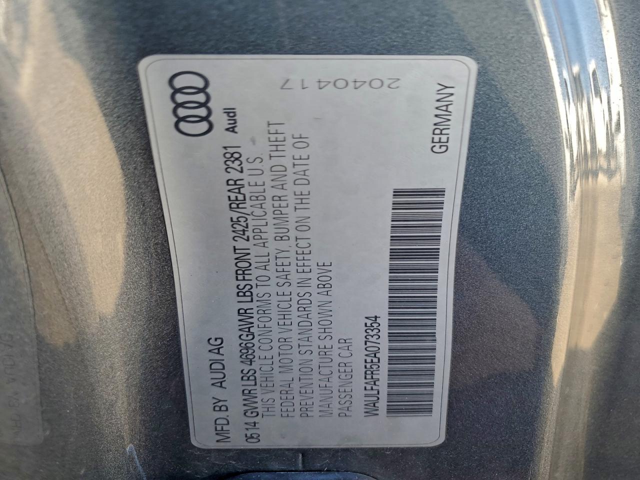 2014 AUDI A5 PREMIUM PLUS photo 12