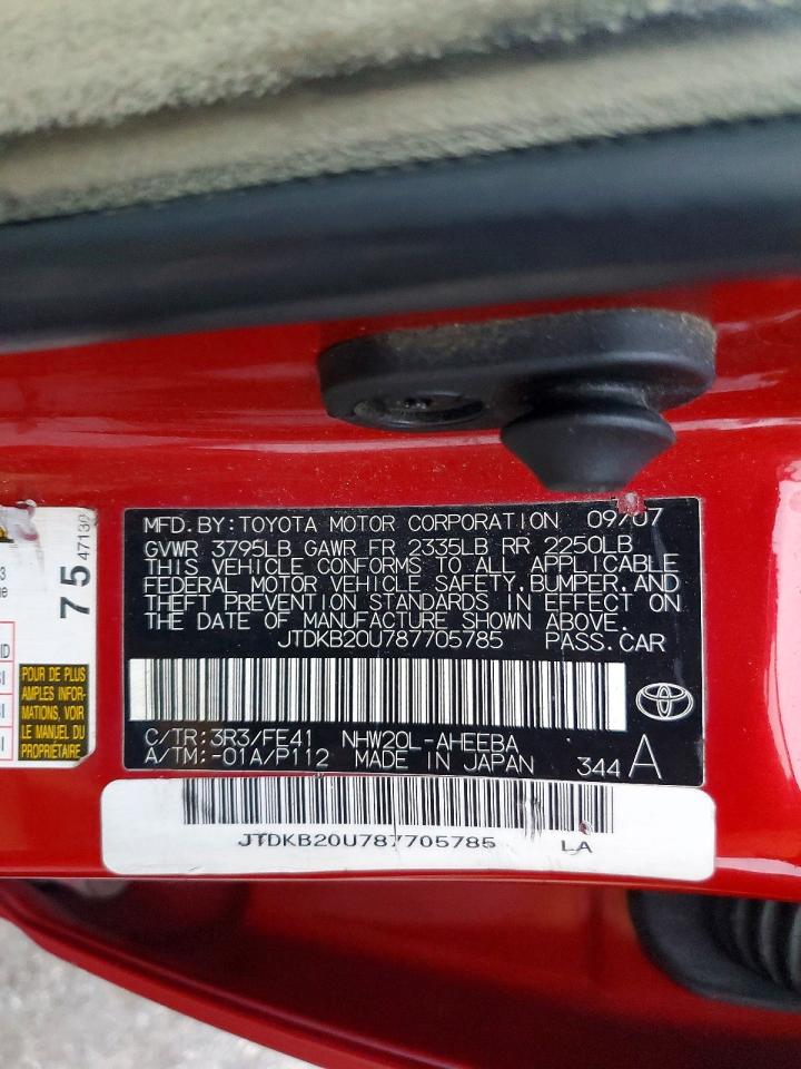 2008 TOYOTA PRIUS photo 12