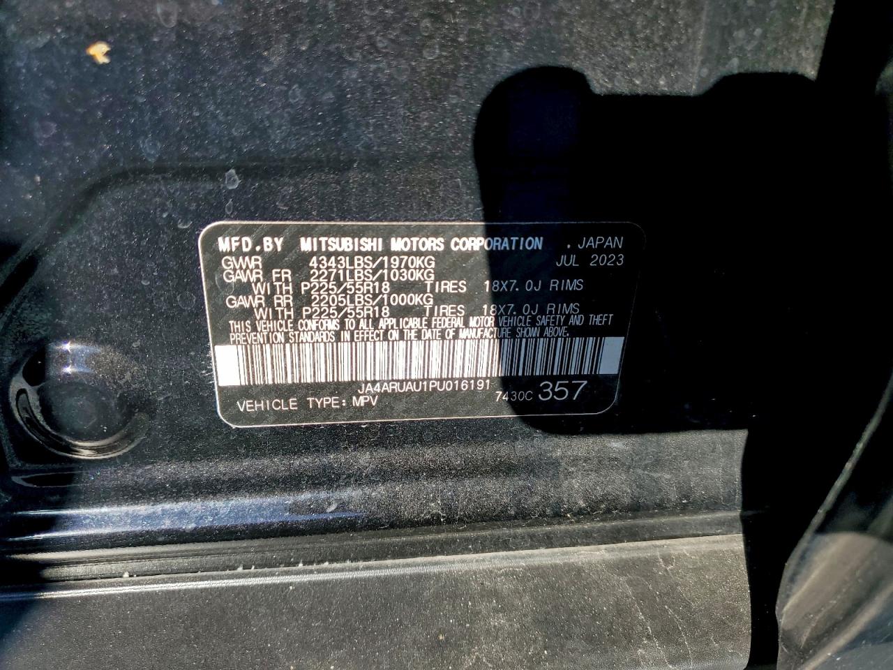 2023 MITSUBISHI OUTLANDER SPORT S/SE photo 13