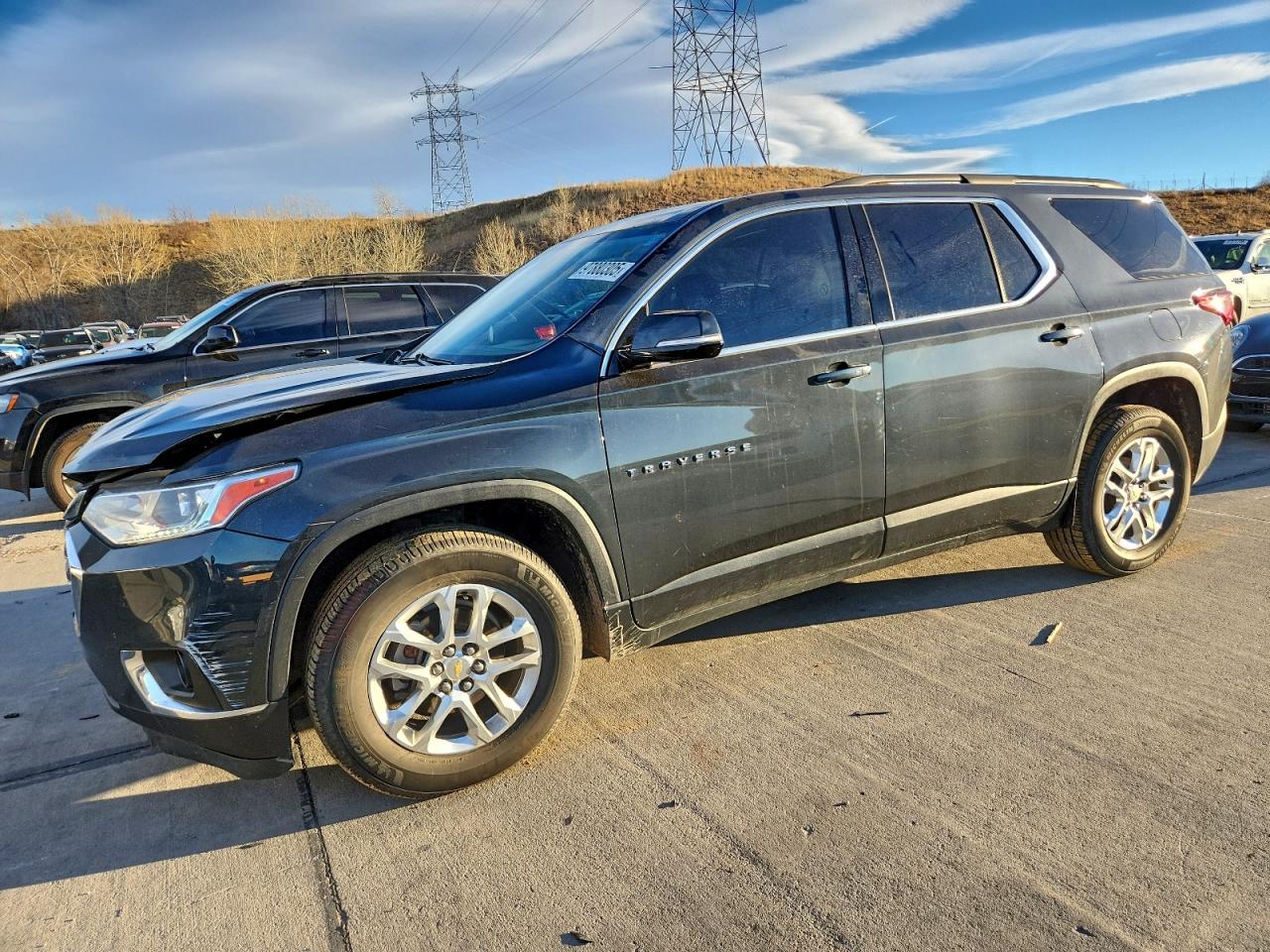 2019 CHEVROLET TRAVERSE LT — FRONT END damage — photo 1
