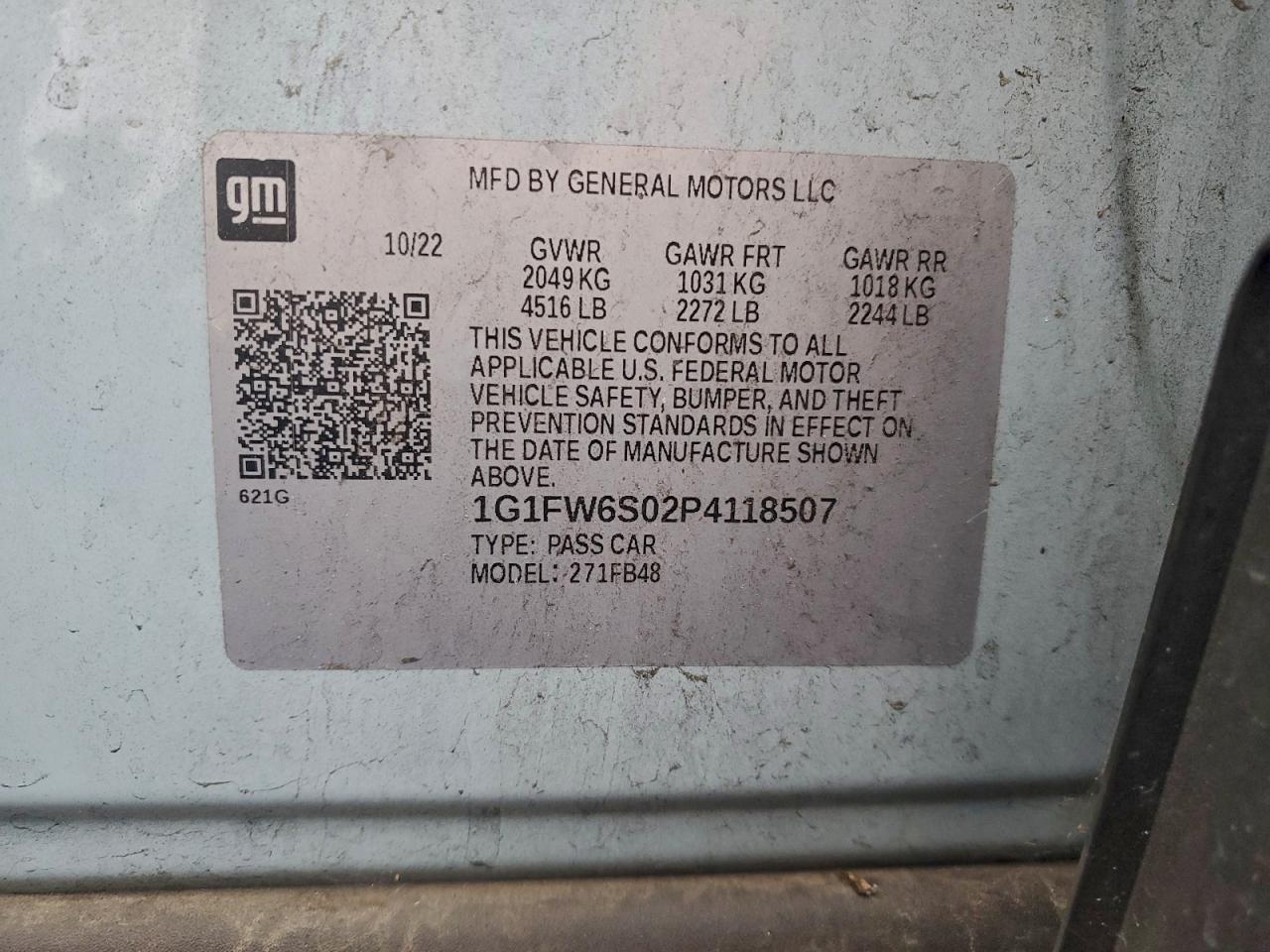 2023 CHEVROLET BOLT EV 1LT photo 12