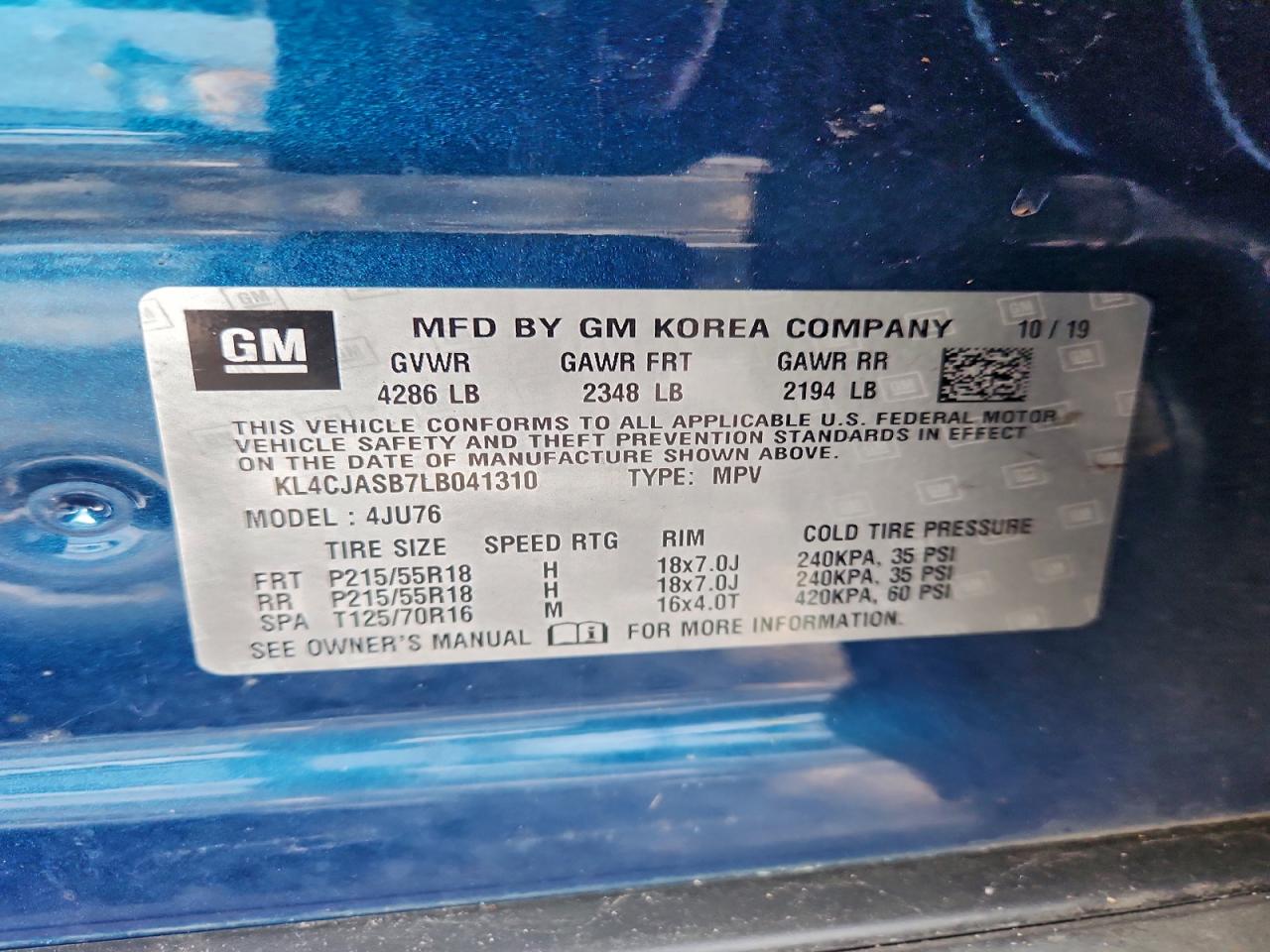 2020 BUICK ENCORE PREFERRED photo 13