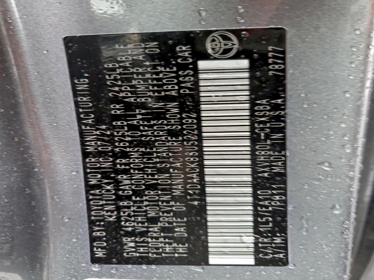 2025 TOYOTA CAMRY XSE photo 12