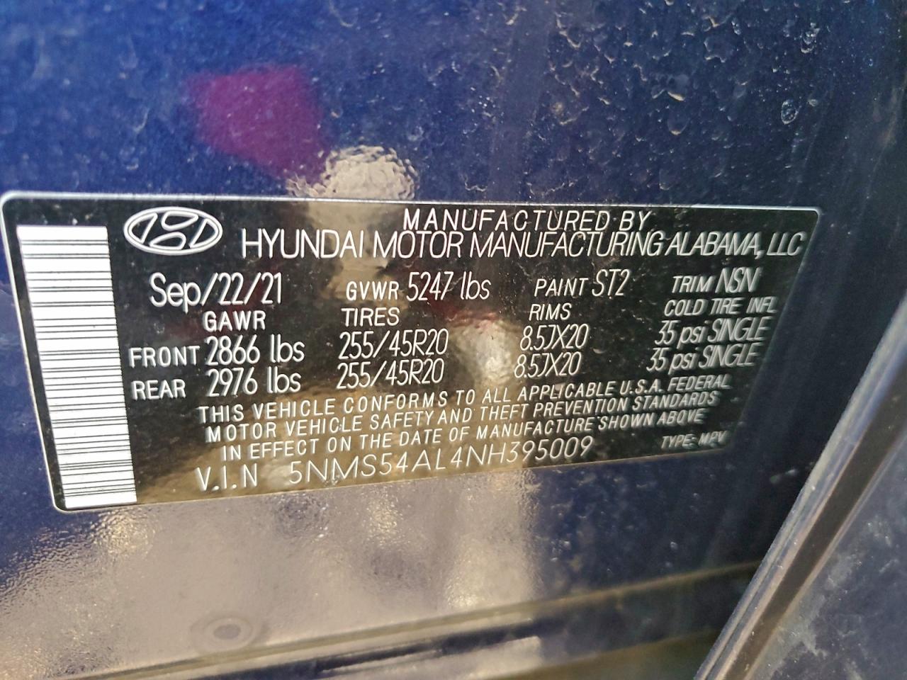 2022 HYUNDAI SANTA FE CALLIGRAPHY photo 13
