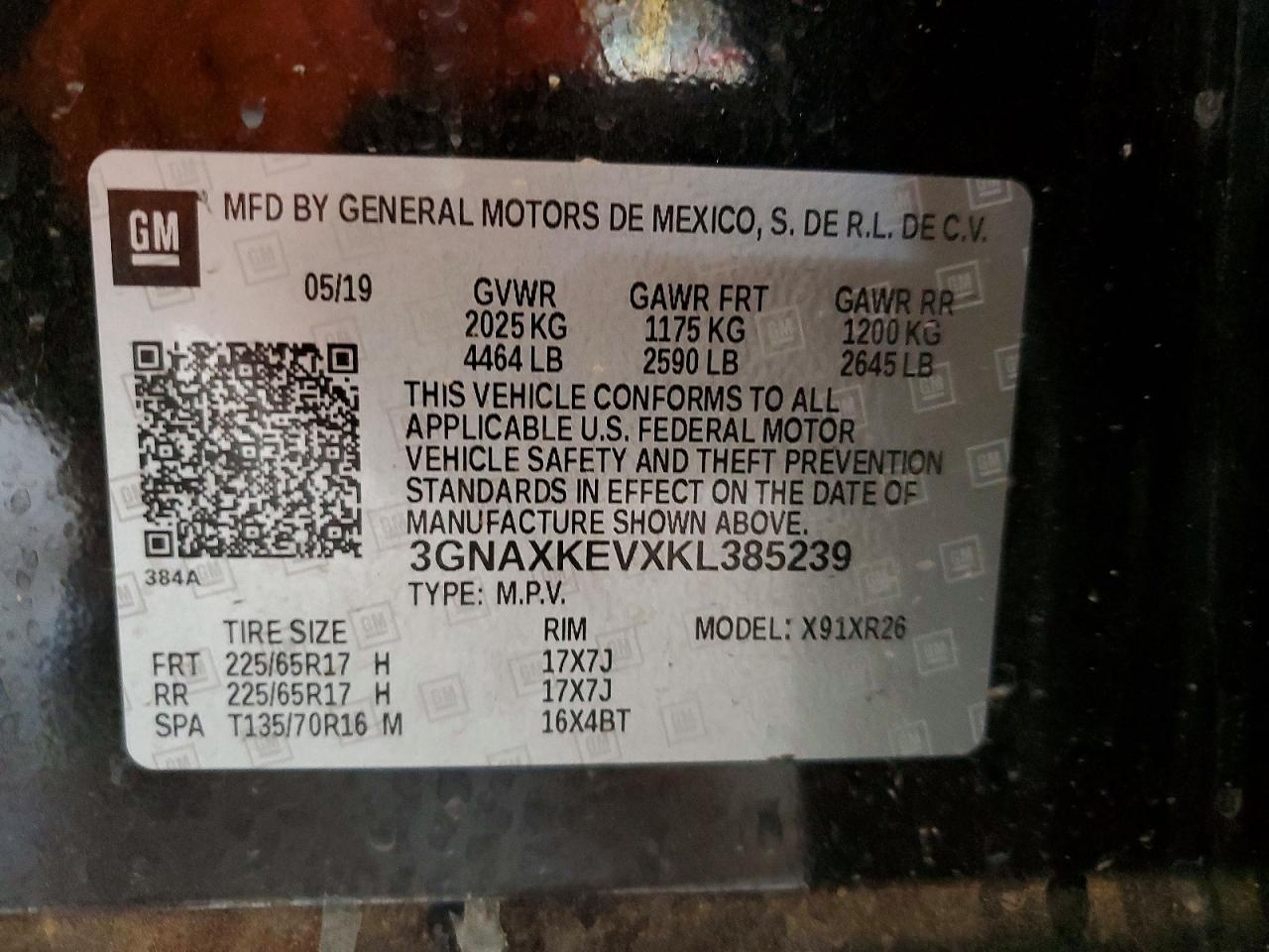 2019 CHEVROLET EQUINOX LT photo 23