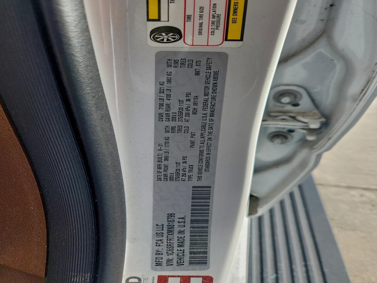 2021 RAM 1500 LARAMIE photo 12