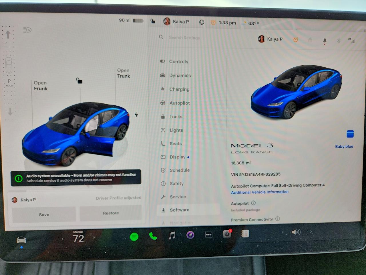 2024 TESLA MODEL 3 photo 9