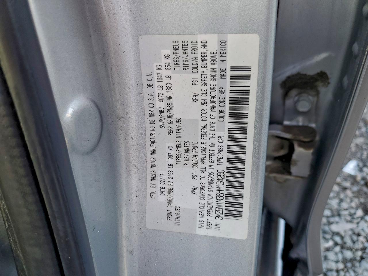 2017 MAZDA 3 GRAND TOURING photo 13