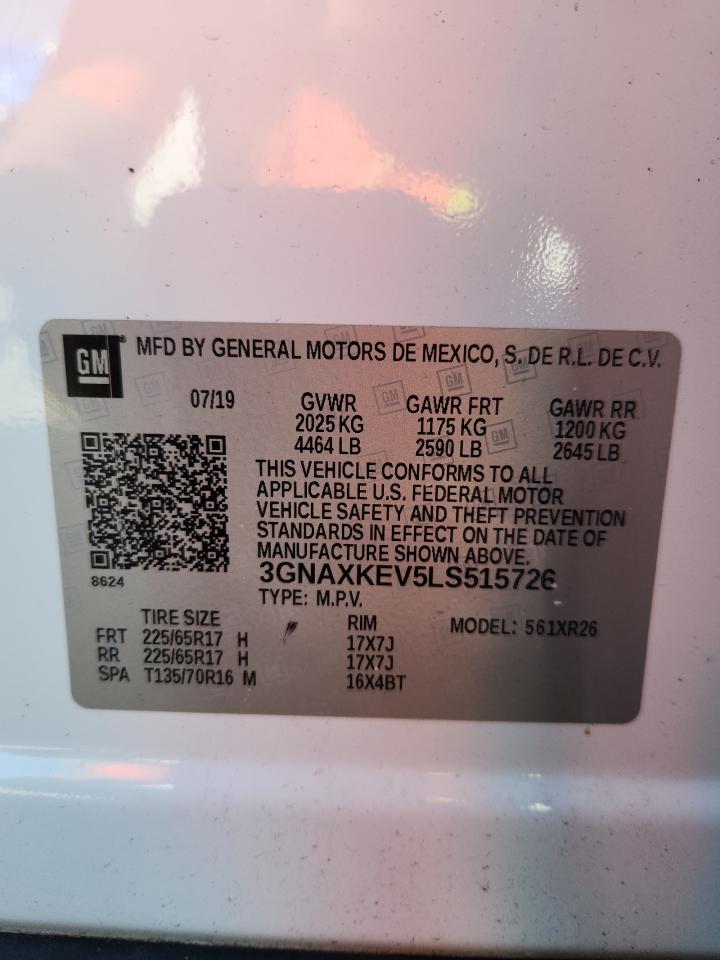 2020 CHEVROLET EQUINOX LT photo 13