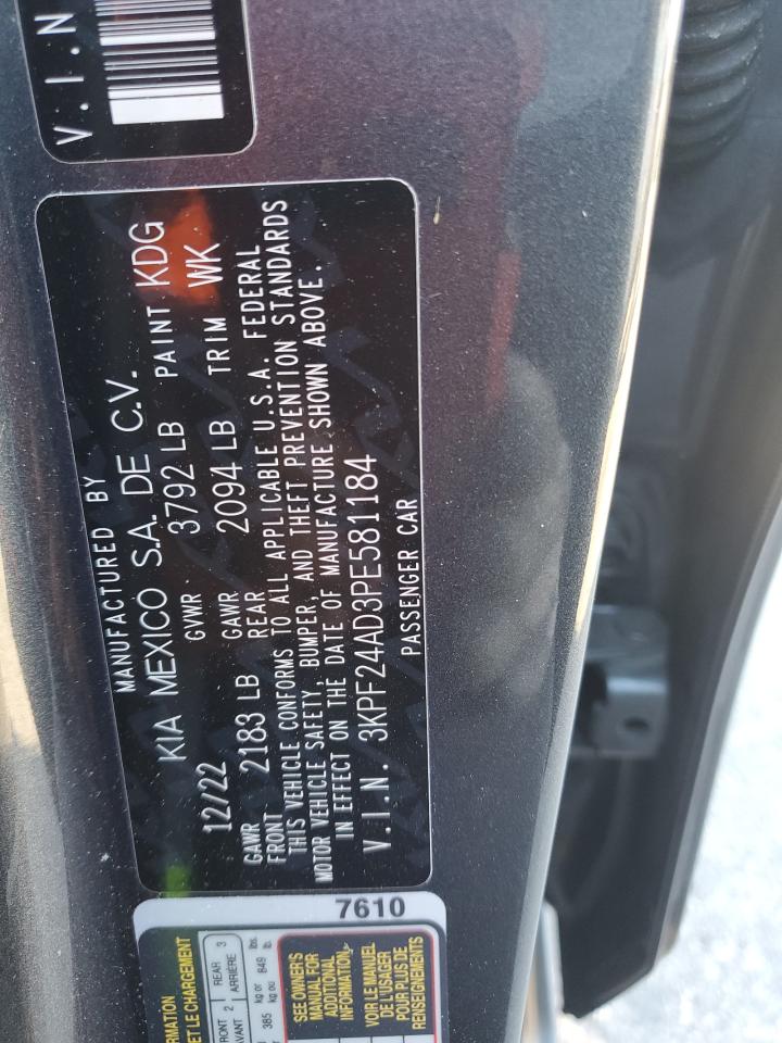 2023 KIA FORTE LX photo 13