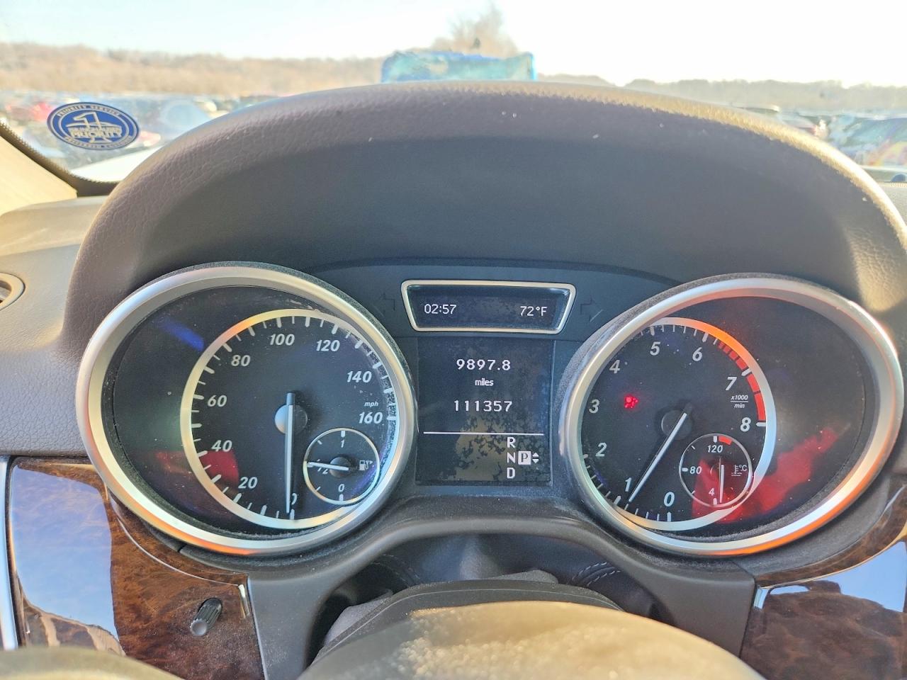 2012 MERCEDES-BENZ ML 350 4MATIC photo 9