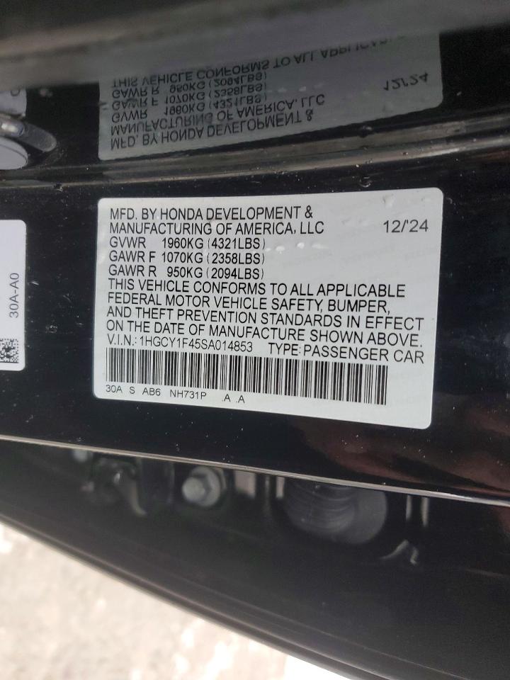 2025 HONDA ACCORD SE photo 12