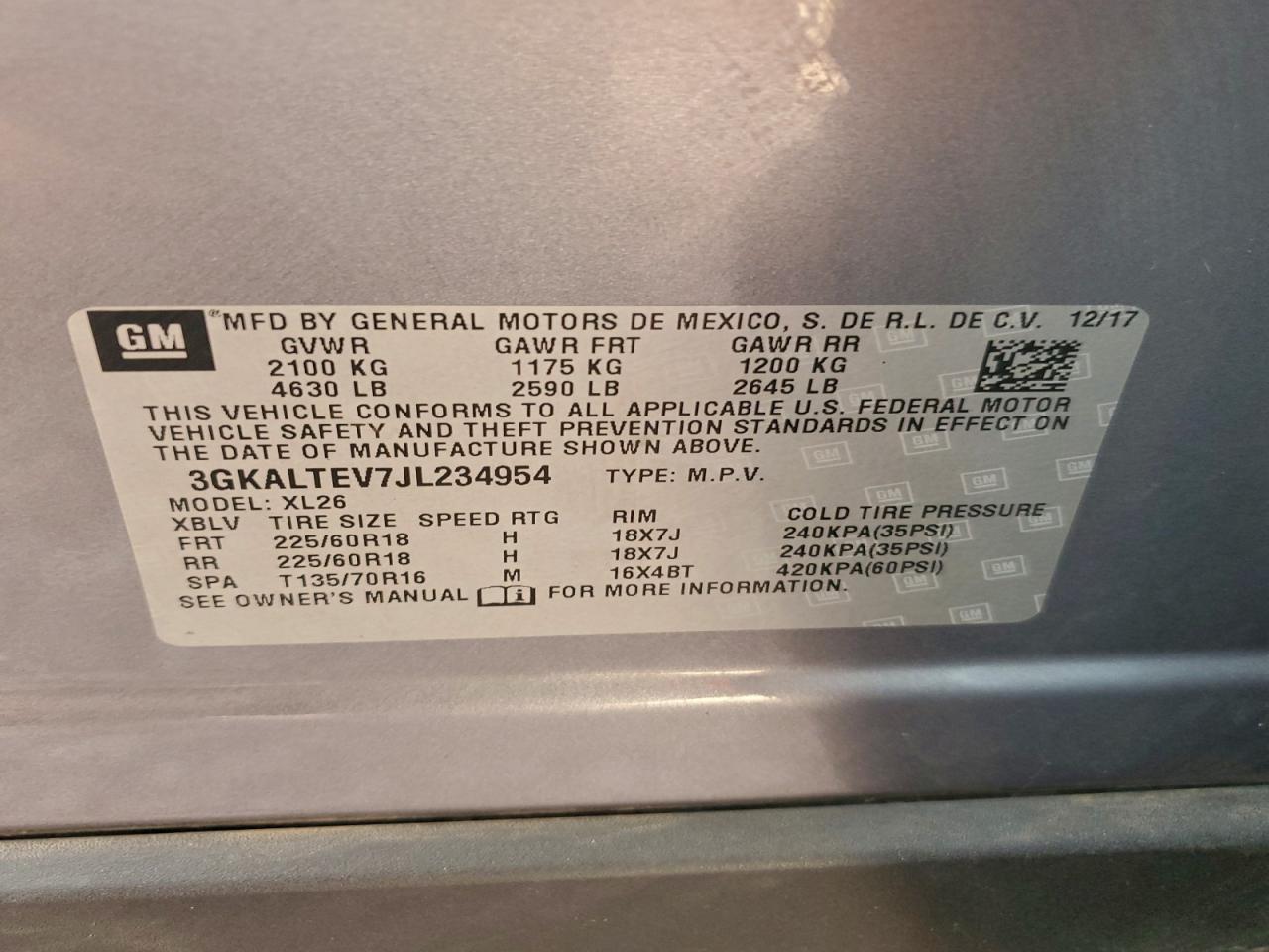 2018 GMC TERRAIN SLE photo 13
