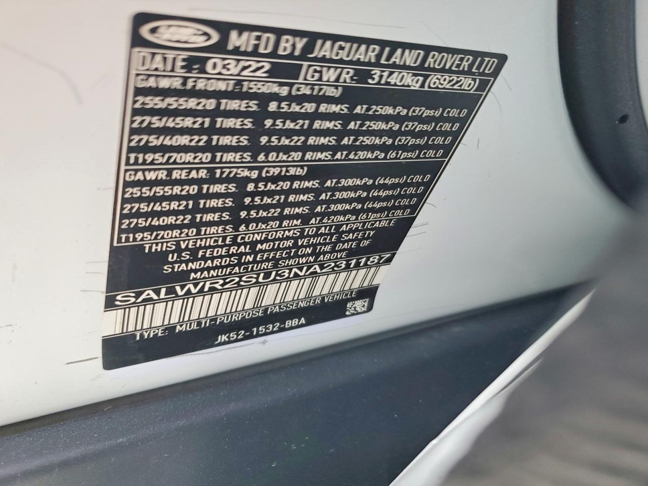 2021 LAND ROVER RANGE ROVER SPORT HST photo 13