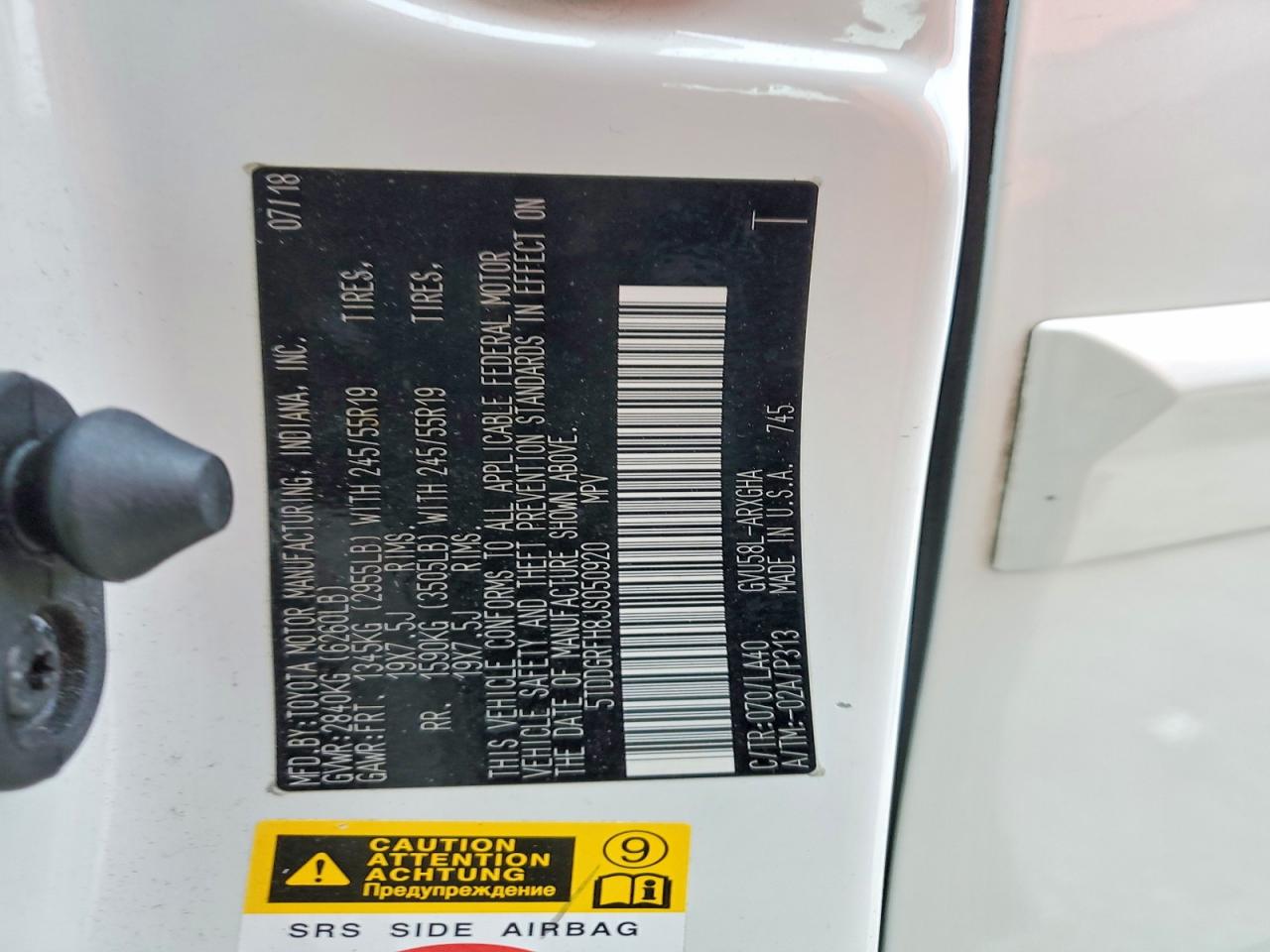 2018 TOYOTA HIGHLANDER HYBRID LIMITED photo 25