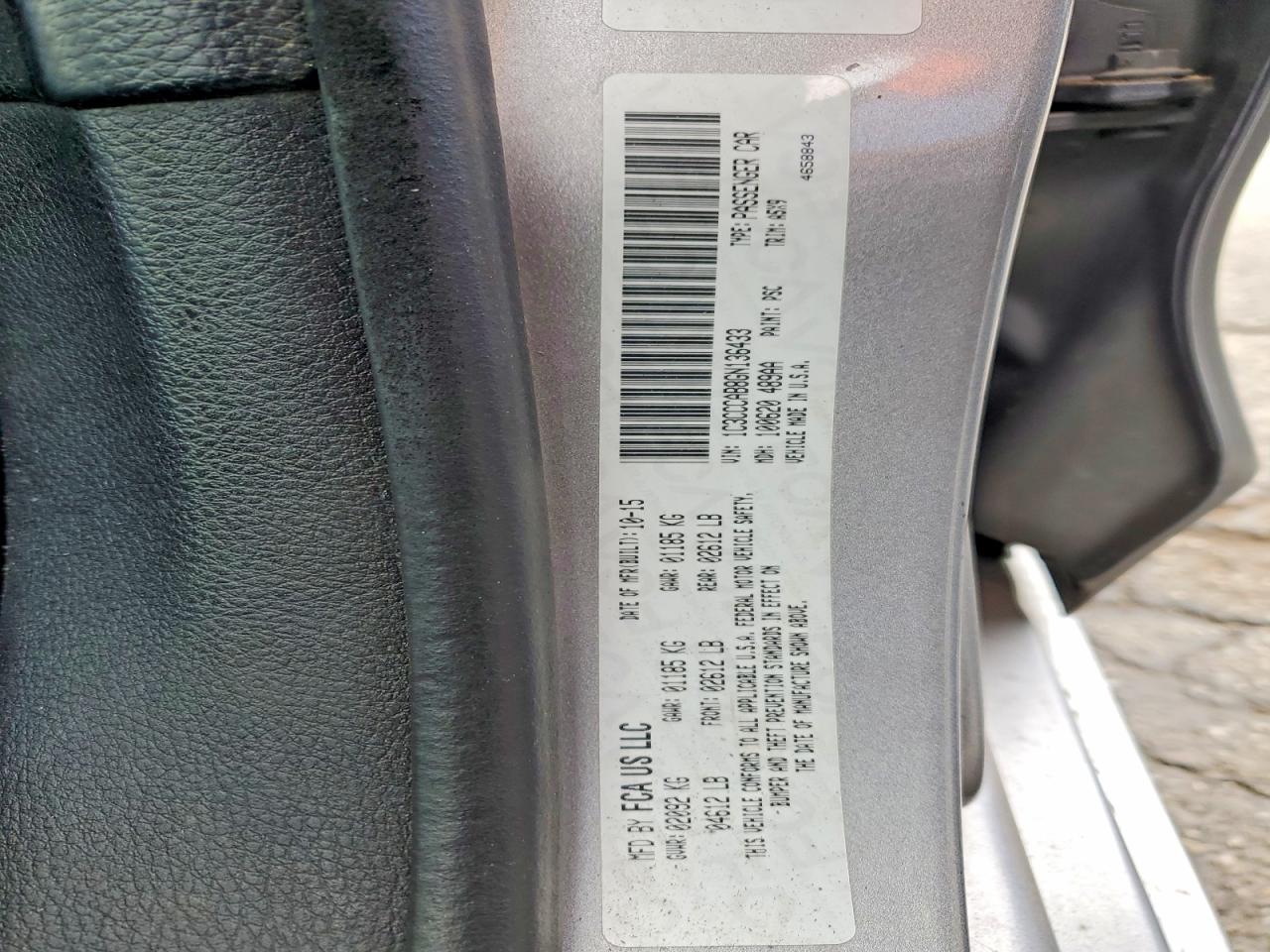 2016 CHRYSLER 200 LIMITED photo 12