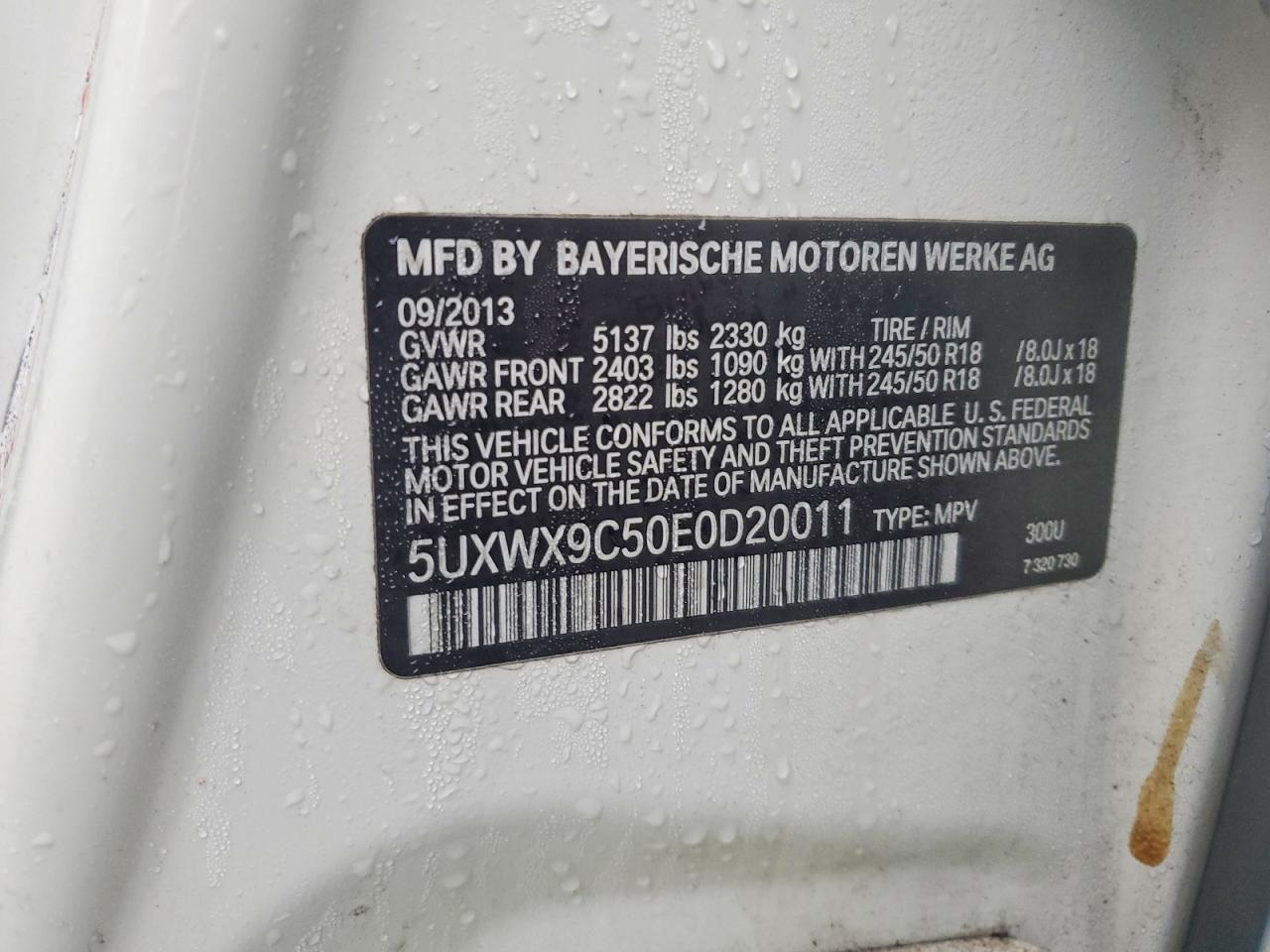 2014 BMW X3 XDRIVE28I photo 13