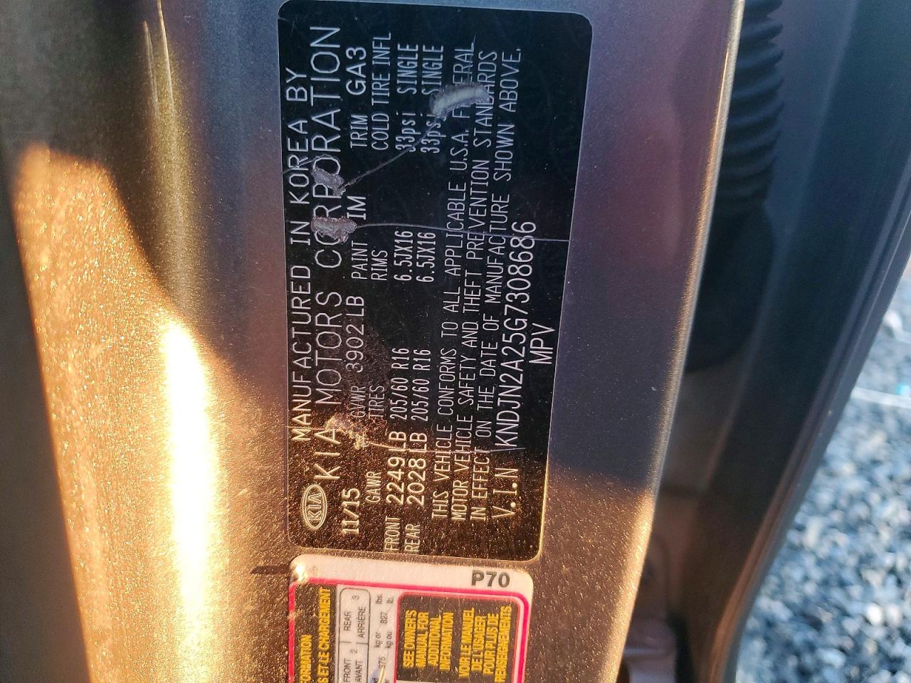 2016 KIA SOUL photo 12